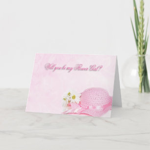 Invitation Demande Flower Girl