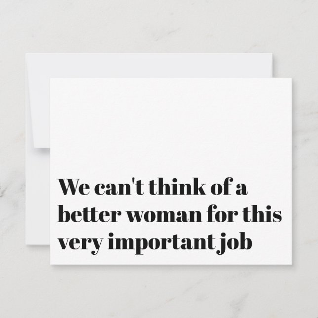 Invitation Demande originale à l'officiant : Épousez-nous (Devant)