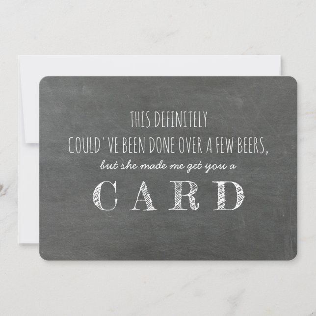 Invitation Demande originale au GARÇON D'HONNEUR (Devant)