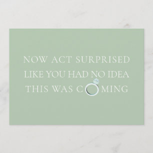 Invitation Demande originale de témoin ou de demoiselle d'hon