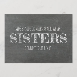 Invitation Demoiselle d'honneur de tableau/domestique de