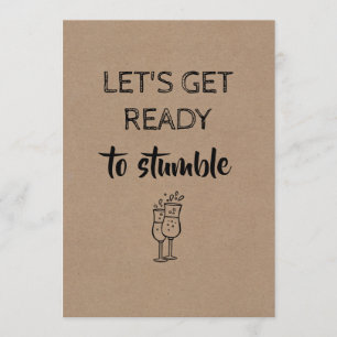 Invitation Demoiselle d'honneur/domestique très drôles de