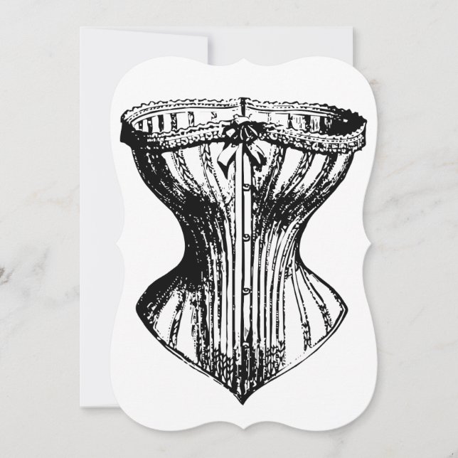 Invitation Demoiselles d'honneur nécessaires corset mignon dr (Devant)