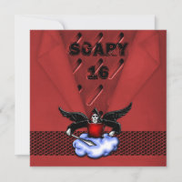 Demon Hunter Goth Red Scary 16e anniversaire