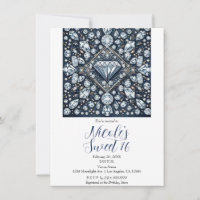 Denim & Diamonds Bling Fête d'anniversaire pour le