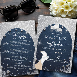 Invitation Denim Diamonds Dernier Rodeo Glam Arch Bachelorett