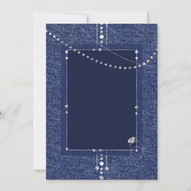 Invitation Denim et diamants (Devant)