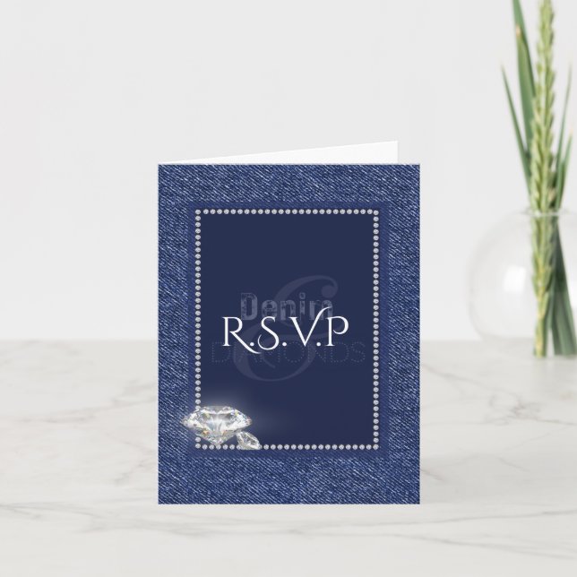 Invitation Denim et diamants (Devant)