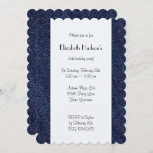 Invitation Denim Fabric, Denim Texture, Blue Denim, Anniversa
