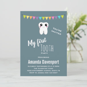 Invitation Dent Joyeuse Ma Première Dent