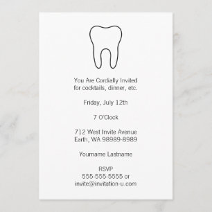 Invitation Dent symbolique