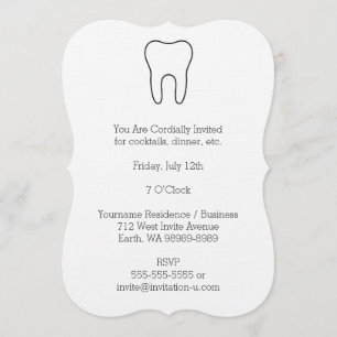 Invitation Dent symbolique
