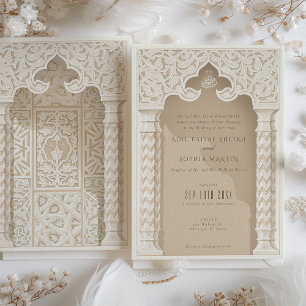 Invitation Dentelle architecturale Ornate