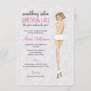 Invitation Dentelle dans les culottes Douche Lingerie