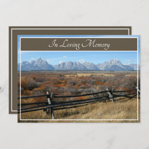 Invitation d'enterrement de cérémonie