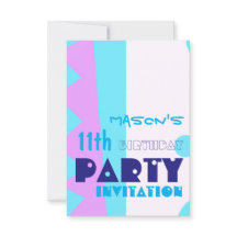 Dents du monstre 11e anniversaire de fête Invitati