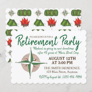 Invitation Départ du parti de la retraite Nouvelles direction