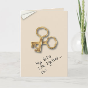 Invitation Déplaçons-nous ensemble couple l'engagement