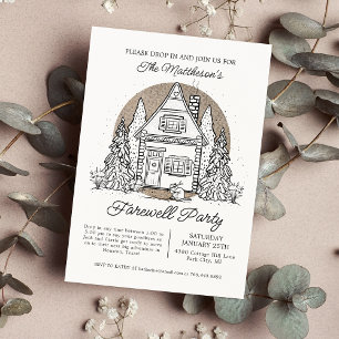 Invitation Déposez-Vous Arrêter Par Winter Farewell Party