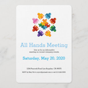 Invitation d'équipe de puzzle