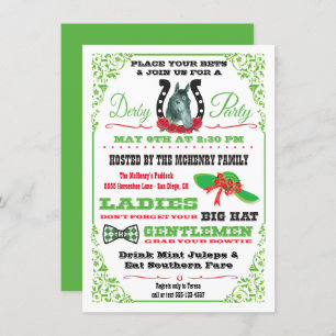 Invitation Derby Horse Racing Party