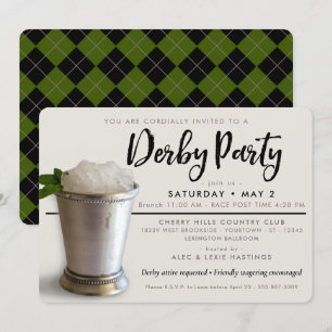 Invitation Derby   Jus de menthe