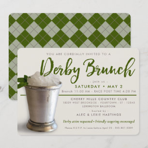 Invitation Derby   Jus de menthe   Brunch Party