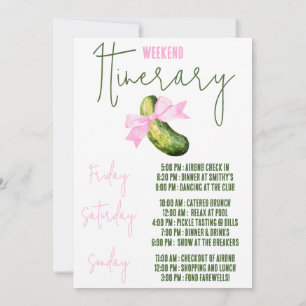 Invitation Dernier Pickle Elle Tickle Jamais Bachelorette Par
