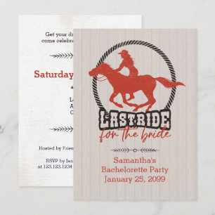 Invitation Dernier Roulé Rouge Pour La Mariée