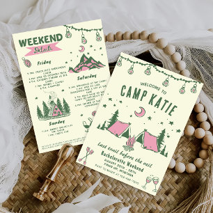 Invitation Dernier Sentier Avant Le Camp Veil Bachelorette Pa
