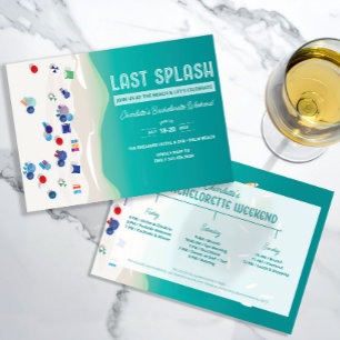 Invitation Dernier Splash Bachelorette Party