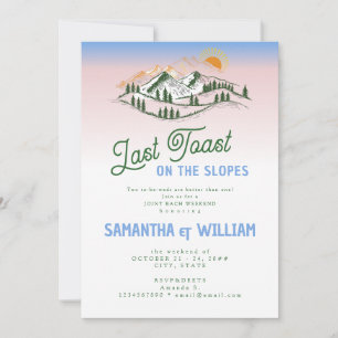 Invitation Dernier Toast Sur Les Pentes Joint Bach Ski Week-E