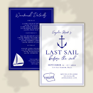 Invitation Dernier voile avant le voile de la mariée