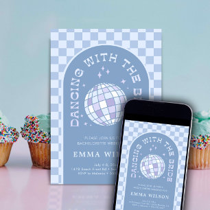 Invitation Dernier week-end de fête de jeune fille Disco de l