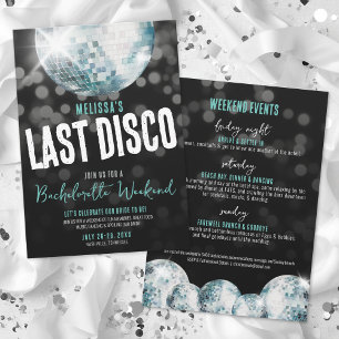 Invitation Dernière célibataire Disco