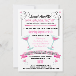 Invitation Dernière Fling avant la Bachelorette de la Ring