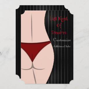 Invitation Dernière Nuit De Liberté Bachelor Party