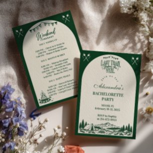 Invitation Dernière randonnée avant l'enterrement de vie de j