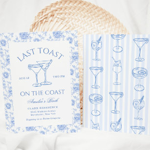 Invitation Dernière Toast Sur La Côte Enterrement de Vie de J