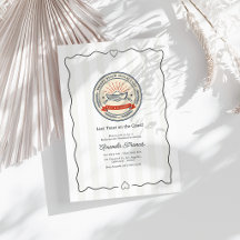 Dernière Toast sur l'invitation de l'enterrement d