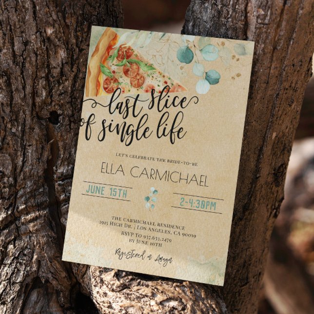 Invitation Dernière tranche de Fête des mariées à vie unique (Créateur téléchargé)