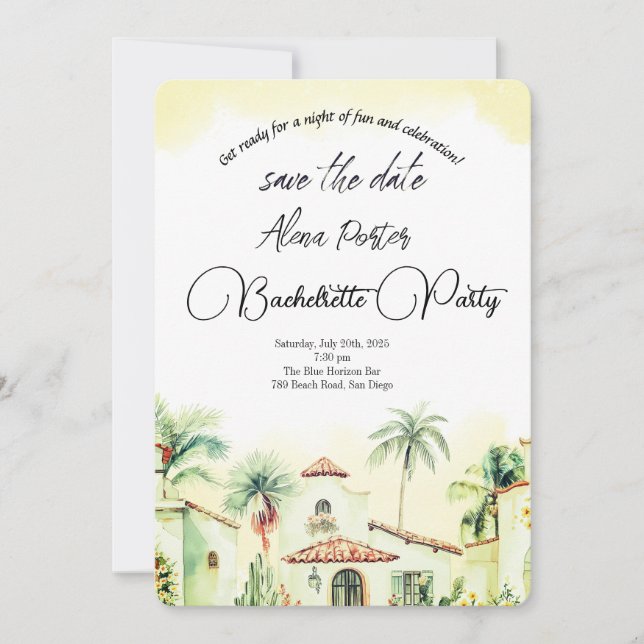 Invitation Dernière virée avant l'enterrement de vie de garço (Devant)