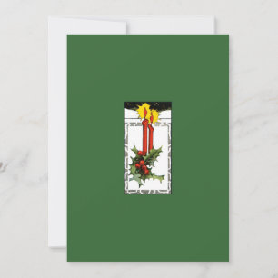 Invitation des bougies de Noël