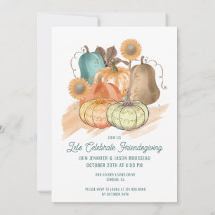 Invitation des Citrouilles de l'Aquarelle Amical