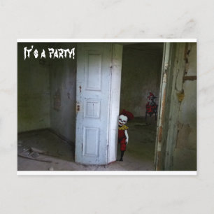 Invitation des clowns effrayants