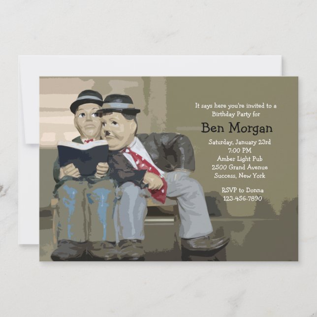 Invitation des comédiens favoris (Devant)