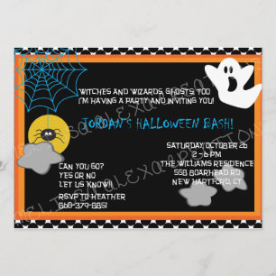 Invitation des enfants à Halloween