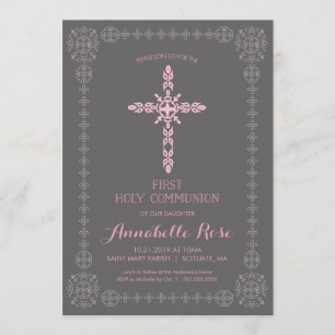 Invitation des filles de la première sainte commun