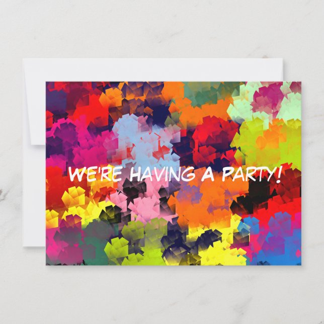 INVITATION DES FLEURS D'ÉTÉ (Devant)