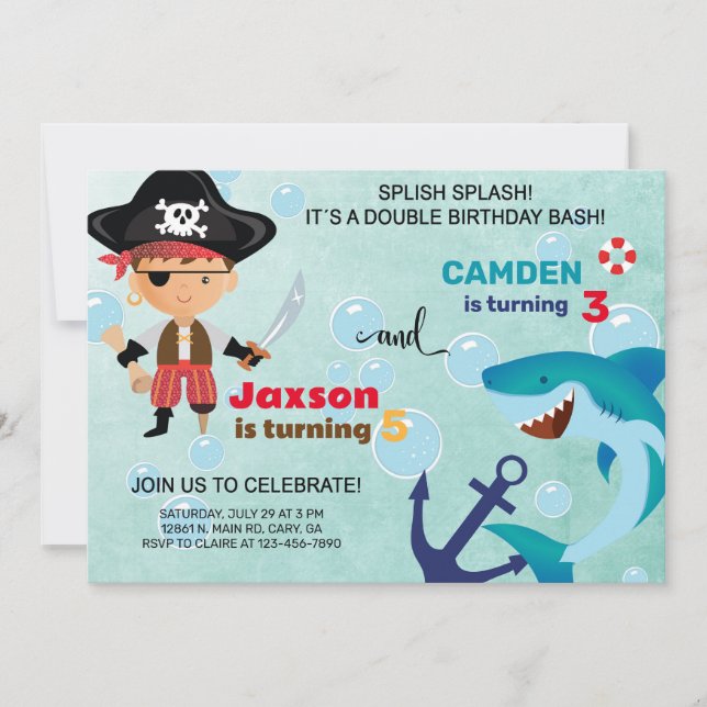 Invitation des frères et soeurs de pirates et de r (Devant)